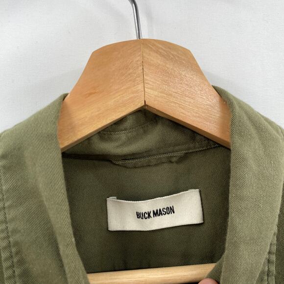 Buck Mason green short sleeve button down - Picture 2 of 6